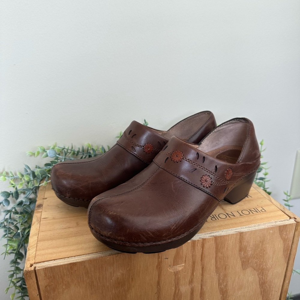 Dansko Leather Clogs